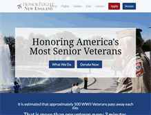 Tablet Screenshot of honorflightnewengland.org